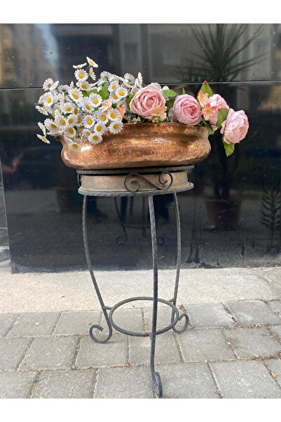 LüksAksesuar Bakır Leğen Pekmez Leğeni Çiğköfte Leğeni Saksı