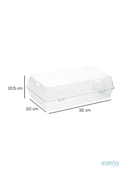 ESMİLA 10 ADET ŞEFFAF KADIN AYAKKABI KUTUSU SEPET SAKLAMA KUTUSU AYAKKABI DÜZENLEYİCİ