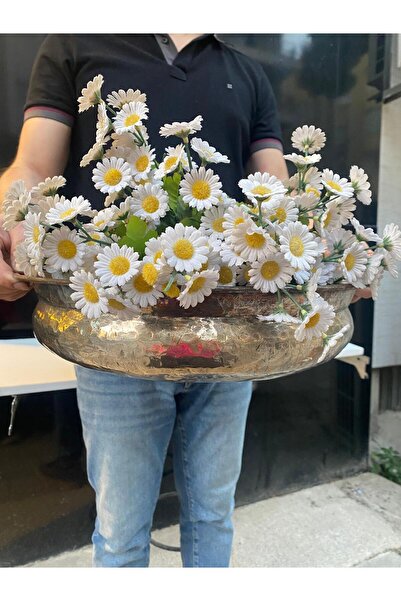 LüksAksesuar Bakır Sunumluk Bakır kase saksı