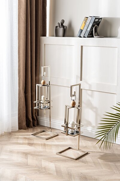 FERROVIA METAL AKSESUAR CAMLI EV DEKORASYON AKSESUARI KAPLAMALI