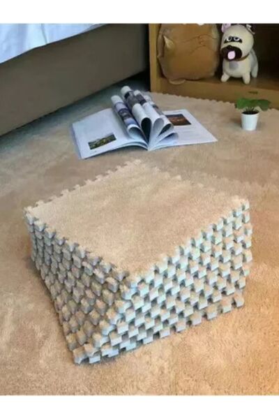 Home Yumuşak Köşelikli Yapboz Puzzle Halı, 10 Parça