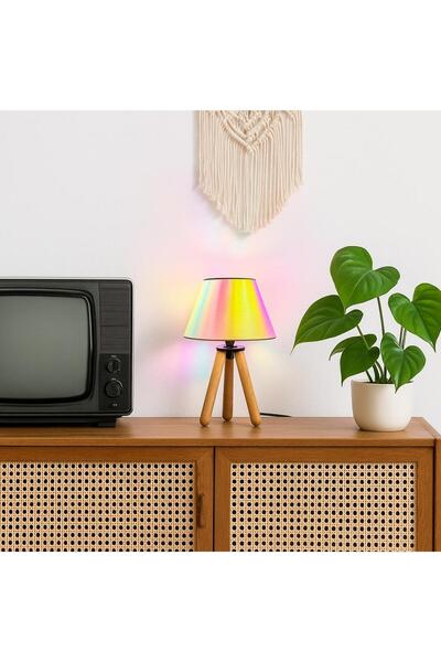 SHOPGARDEN Balon Vitray Ampül Rustik Ampül Rengarenk Ledli Ampul Tasarruflu Ambians Ampül