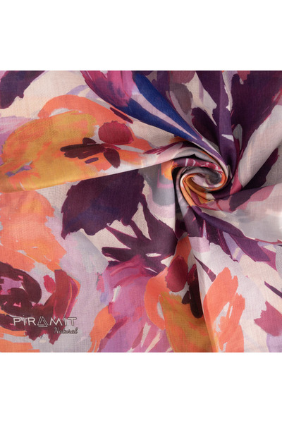 PİRAMİT Φουλάρι με φυσικό σχέδιο