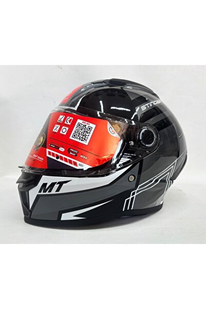 MT Stinger 2 Tron B12 Parlak Renk Şefaf Vizörlü V-28B