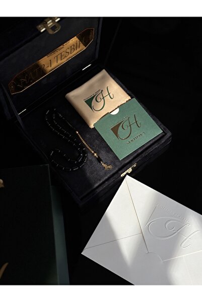 COLLECTION OF ROSARY SERTİFİKALI ORİJİNAL HAS 14 AYAR ALTIN PÜSKÜLLÜ HAKİKİ ERZURUM OLTU TAŞI