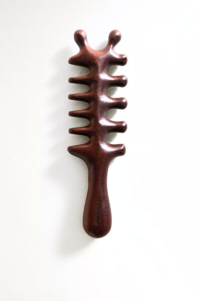 NATUROVA Natural Wooden Scalp and Head Massage Comb