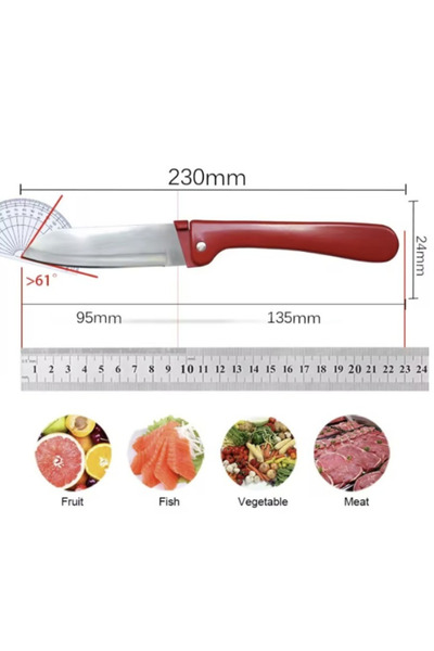 OEM Set of 2 Pocket Knives, Stainless Steel/Plastic 12 cm