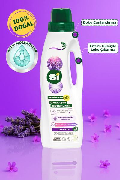 Sİ Senin İçin %100 Doğal Çamaşır Deterjanı Lavanta Yağlı