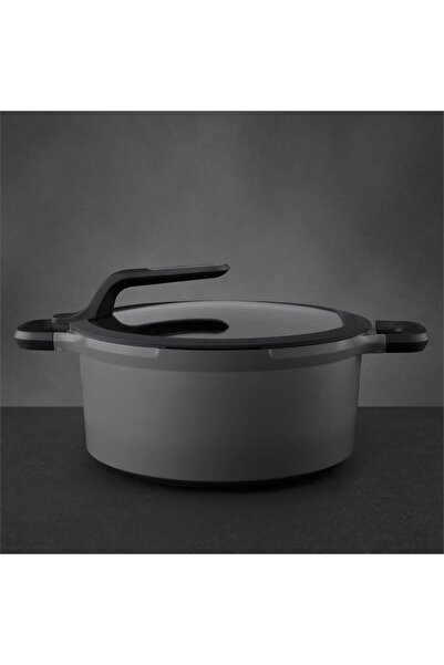 Berghoff Gem Stay Cool Gray Deep Pot 28 cm