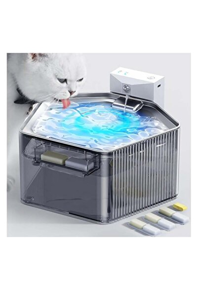 Golden cat موزع مياه لاسلكي أوتوماتيكي مع خاصية الحث الذكي، بطارية 5000 مللي ...