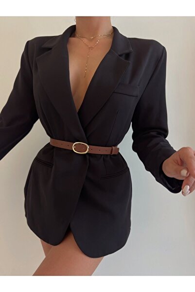 Fiori Dámský kalhotový pásek, pásek do bundy, pásek na šaty, pásek do košile s oválnou přezkou