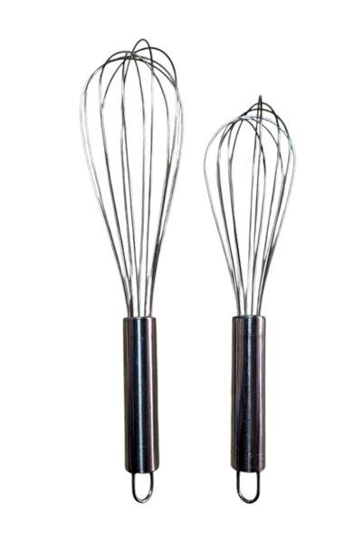 Kitchen Design Lab Metal Çırpıcı 35 ve 30 Cm ikili Set-iki Boy Metal Çırpıcı