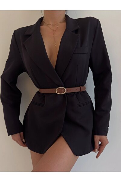 Fiori Dámský kalhotový pásek, pásek do bundy, pásek na šaty, pásek do košile s oválnou přezkou