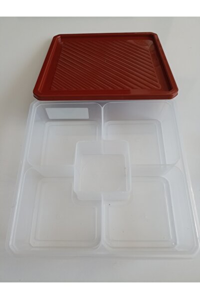 Bager 5 Compartment Square Storage Container