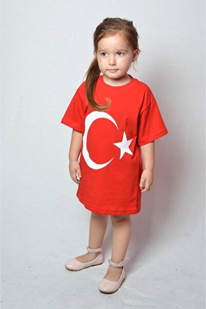 NİSAY BOUTİQUE Μπλουζάκια με στάμπα με σημαία και Ατατούρκ