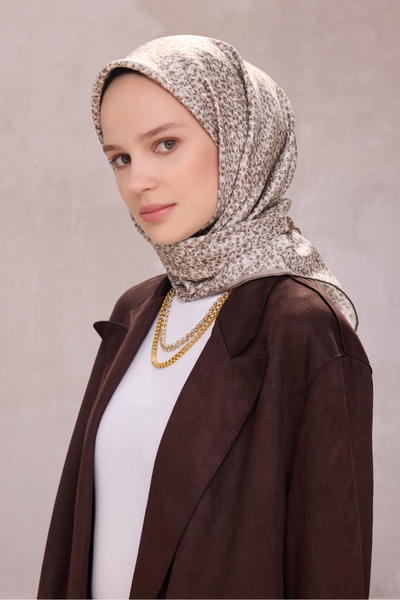 Belli % 100 Twill İpek Eşarp 4208DTM 04