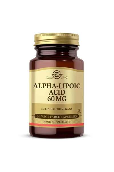 Solgar Alpha Lipoic Acid 60 Mg 30 Capsules