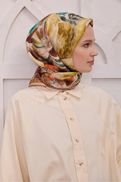 Belli % 100 Twill İpek Eşarp 4216DTM 81