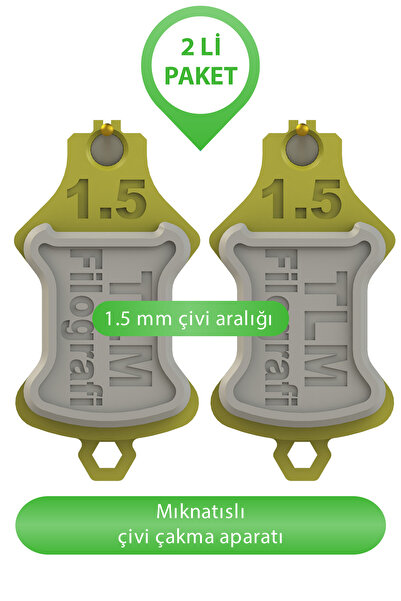 Olympos Tasarım 2li paket - Profesyonel Mıknatıslı Çivi Tutma Çakma Aparatı |...