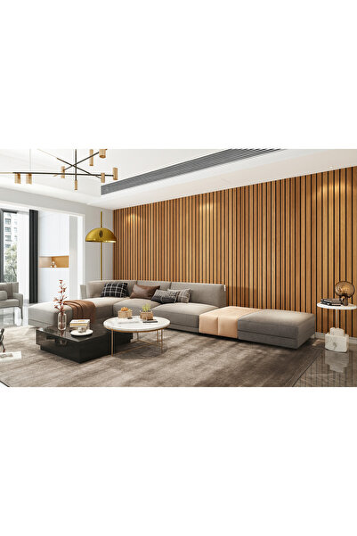 Brano kendinden yapışkanlı duvar lambiri Ahşap desen 40x280 Cm