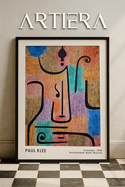 HİGUERA Paul Klee (1879-1940) Αγγέλος 1938 Ακουαρέλα Ζωγραφική τοίχου με φυσι...