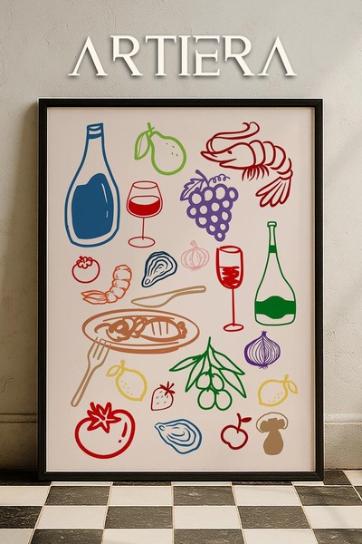 HİGUERA Μοντέρνα Τραπεζαρία - Τραπέζι κουζίνας με ξύλινο πλαίσιο μεσογειακού ...