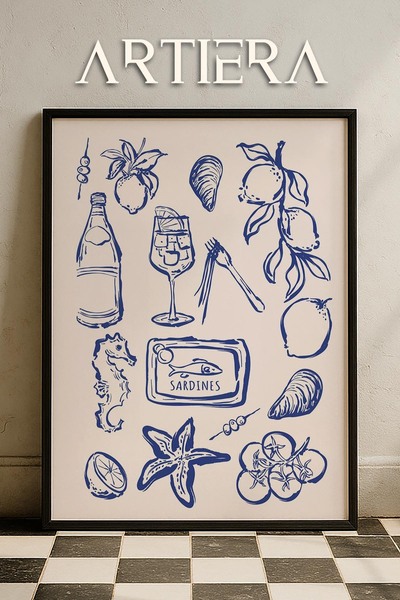 HİGUERA Μοντέρνα Τραπεζαρία - Τραπέζι κουζίνας με ξύλινο πλαίσιο μεσογειακού ...