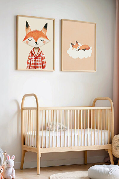 HİGUERA Ζωγραφική τοίχου με ξύλινο σκελετό για βρεφικό δωμάτιο και παιδικό δω...