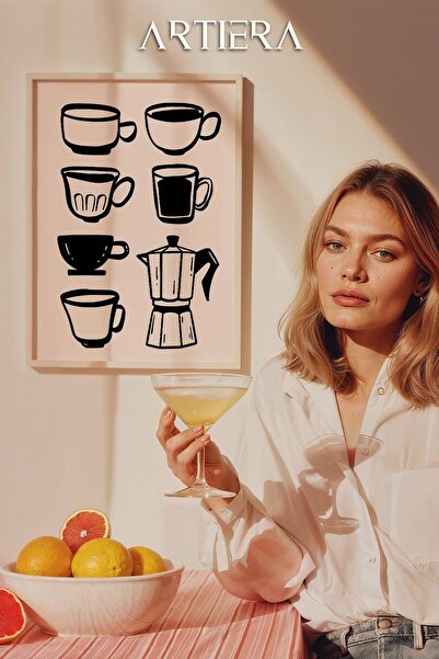 HİGUERA Καφέ - Μοντέρνο μεσογειακό ιταλικό στυλ Ξύλινο τραπέζι κουζίνας, Διακ...