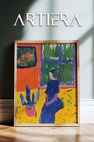 HİGUERA Henri Matisse (1869-1954) Εμπνευσμένη ελαιογραφία σε στυλ μοντέρνας φ...