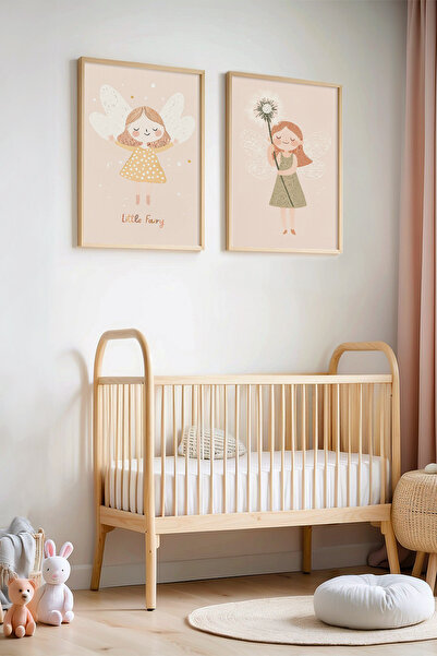 HİGUERA 2-Piece Fairy Girls - Πίνακας παιδικού δωματίου και βρεφικού δωματίου...