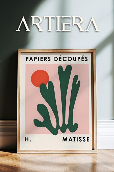 HİGUERA Matisse Paper Cuttings Abstract Series Emerald Green Branches Ζωγραφι...