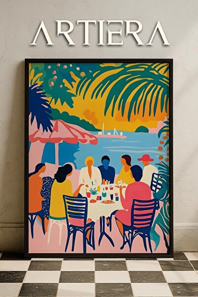 HİGUERA Henri Matisse (1869-1954) Εμπνευσμένη ελαιογραφία σε στυλ μοντέρνας φ...