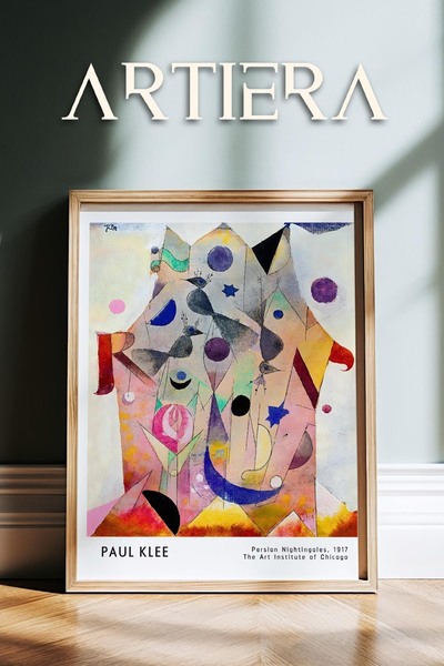 HİGUERA Paul Klee (1879-1940) Bulbs of Persia 1917 Acuarelă Pictură de perete...