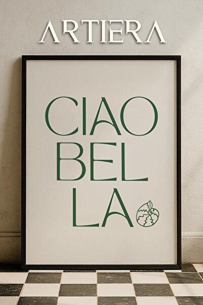 HİGUERA Τυπογραφία Μοντέρνα Μεσογειακή Ιταλική Ζωγραφική Κουζίνας με Ξύλινο Π...