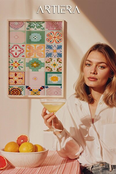 HİGUERA Μοντέρνο μεσογειακό ιταλικό στυλ Ξύλινο τραπέζι κουζίνας με πλαίσιο, ...