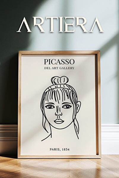 HİGUERA Matisse Paper Cuttings Minimalist Line Art Αισθητικό Γυναικείο Πορτρέ...