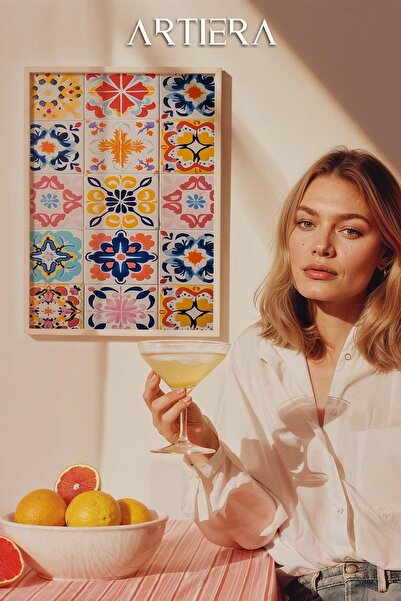 HİGUERA Μοντέρνο μεσογειακό ιταλικό στυλ Ξύλινο τραπέζι κουζίνας με πλαίσιο, ...