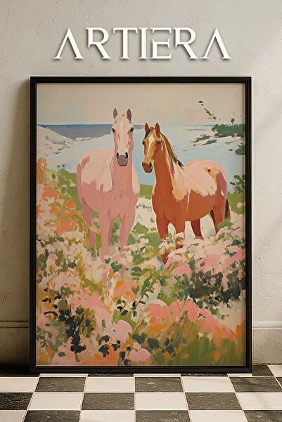 HİGUERA Πορτρέτο αλόγου Μοντέρνο μεσογειακό ιταλικό στυλ ζωγραφική κουζίνας μ...