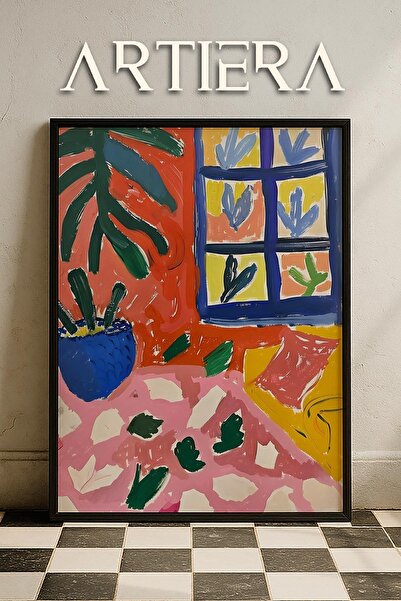 HİGUERA Henri Matisse (1869-1954) Εμπνευσμένη ελαιογραφία σε στυλ μοντέρνας φ...