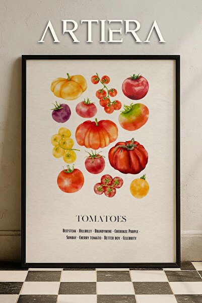 HİGUERA Λαχανικά - Μοντέρνο μεσογειακό ιταλικό στυλ Ξύλινο Πίνακας Κουζίνας, ...