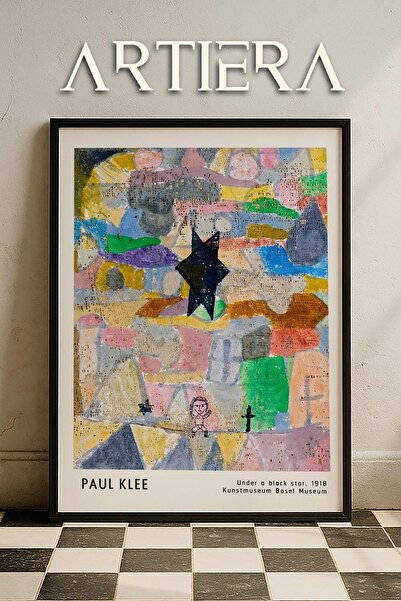 HİGUERA Paul Klee (1879-1940) Under the Black Star 1918 Ακουαρέλα Ζωγραφική τ...