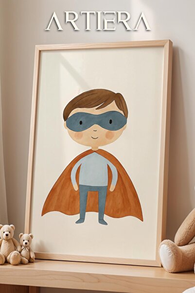 HİGUERA Διακόσμηση Παιδικού Δωματίου με θέμα Καμράλ Χάραμαν Σούπερμαν, Ζωγραφ...