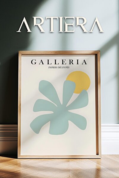 HİGUERA Σειρά Matisse Paper Cuttings Αφηρημένο αφηρημένο φύλλο Βοτανικό ζωγρα...