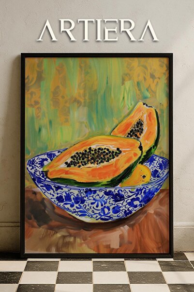 HİGUERA Fruits - Μοντέρνο μεσογειακό ιταλικό στυλ Ξύλινο τραπέζι κουζίνας, Δι...