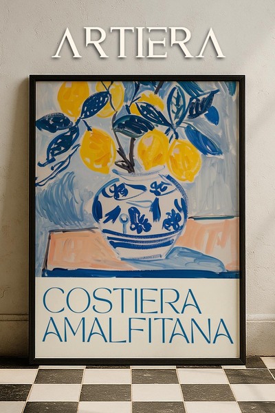 HİGUERA Amalfi Μοντέρνο Μεσογειακό Ιταλικό Στιλ Ξύλινο Τραπέζι Κουζίνας, Διακ...