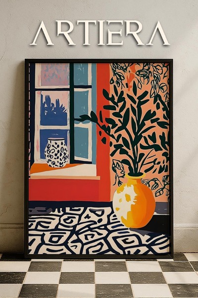 HİGUERA Henri Matisse (1869-1954) Εμπνευσμένη ελαιογραφία σε στυλ μοντέρνας ε...