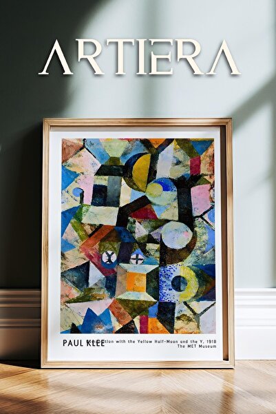 HİGUERA Paul Klee (1879-1940) Συνδυασμός με κίτρινο Half Moon-Y 1918 Ακουαρέλ...