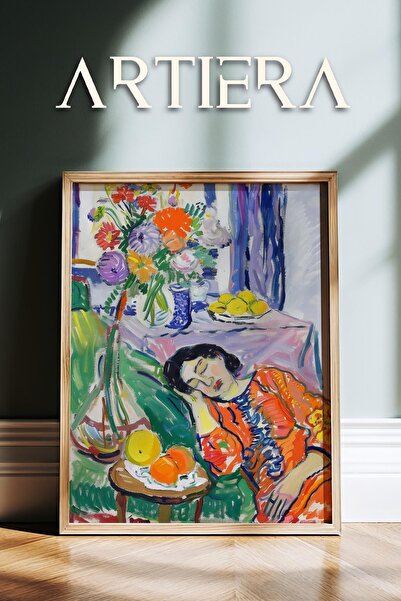 HİGUERA Henri Matisse (1869-1954) Εμπνευσμένη ελαιογραφία σε στυλ μοντέρνας φ...