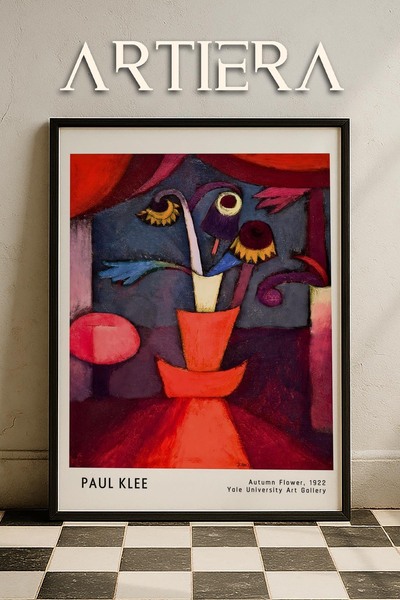 HİGUERA Paul Klee (1879-1940) Φθινοπωρινό λουλούδι 1922 Ακουαρέλα Ζωγραφική τ...